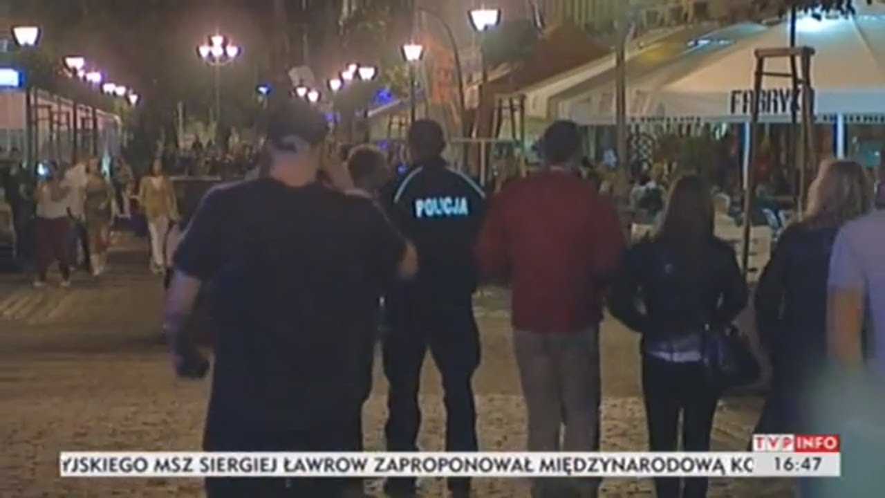 Alkohol na deptaku Bogusława w Szczecinie (Puls Polski TVP Info, 10.09.2013)