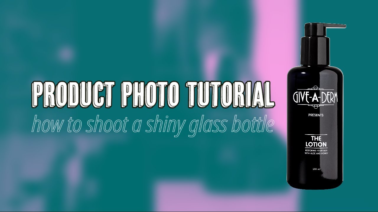 Product Photography: How-To Photograph a Shiny Glass Bottle
