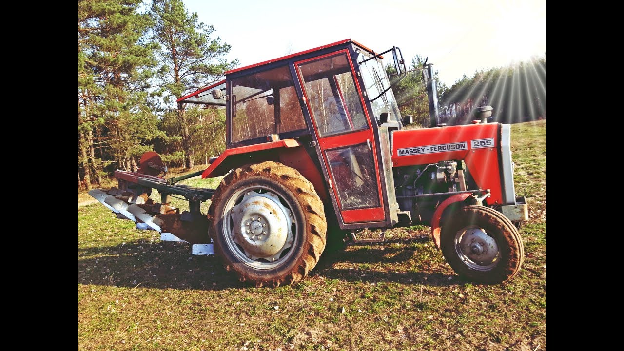 Massey Ferguson 255 i PŁUG 4 czyli WIOSNA na KASZUBACH
