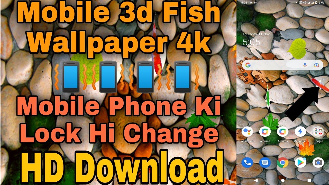 Mobile 3D Fish Wallpaper 4K Free Download | Betta Fish 3D Live Wallpaper | 3D Wallpaper For Mobile