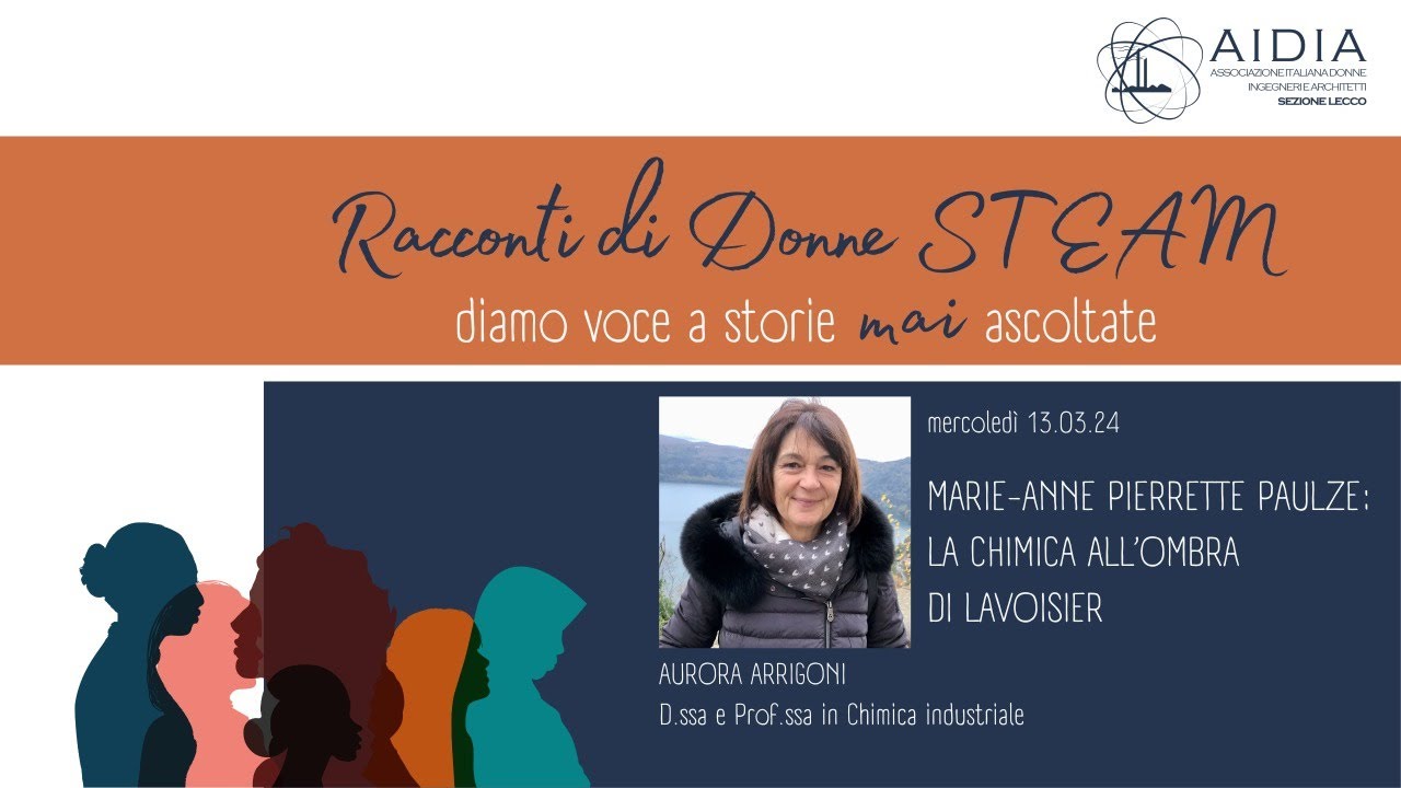 Marie Anne PAULZE: la chimica all'ombra di Lavoisier. Aurora Arrigoni