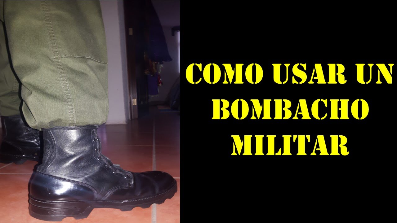 Como hacer el Bombacho militar