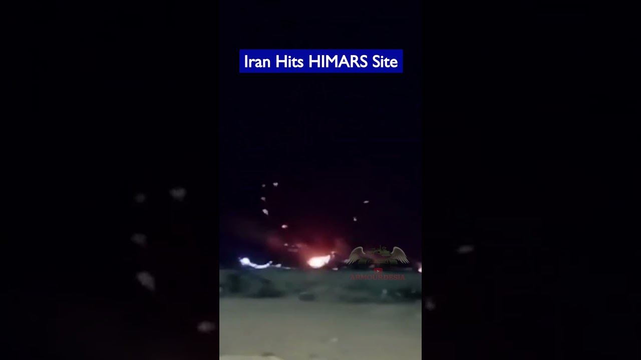 Iranian Strike on U.S. Base in Kuwait | HIMARS Launch Site Hit