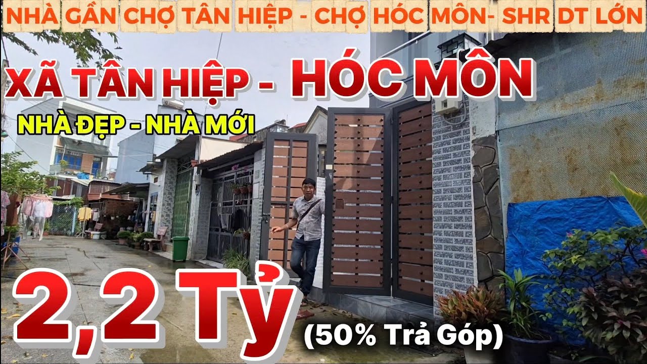 🔥 Nhà Mới Đẹp Xã Tân Hiệp – Gần Chợ Tân Hiệp & Chợ Hóc Môn | Giá Rẻ Bất Ngờ 🏡