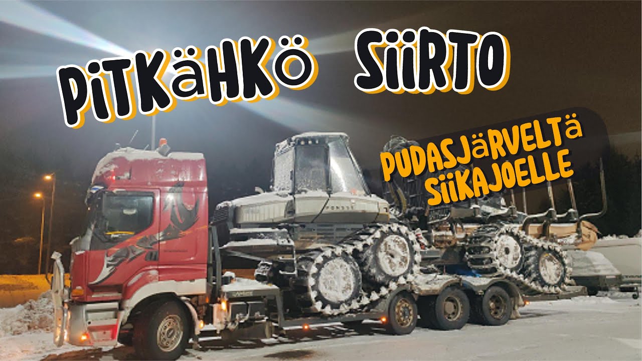Pitkähkö siirto | Sisu e14 | Ponsse Buffalo