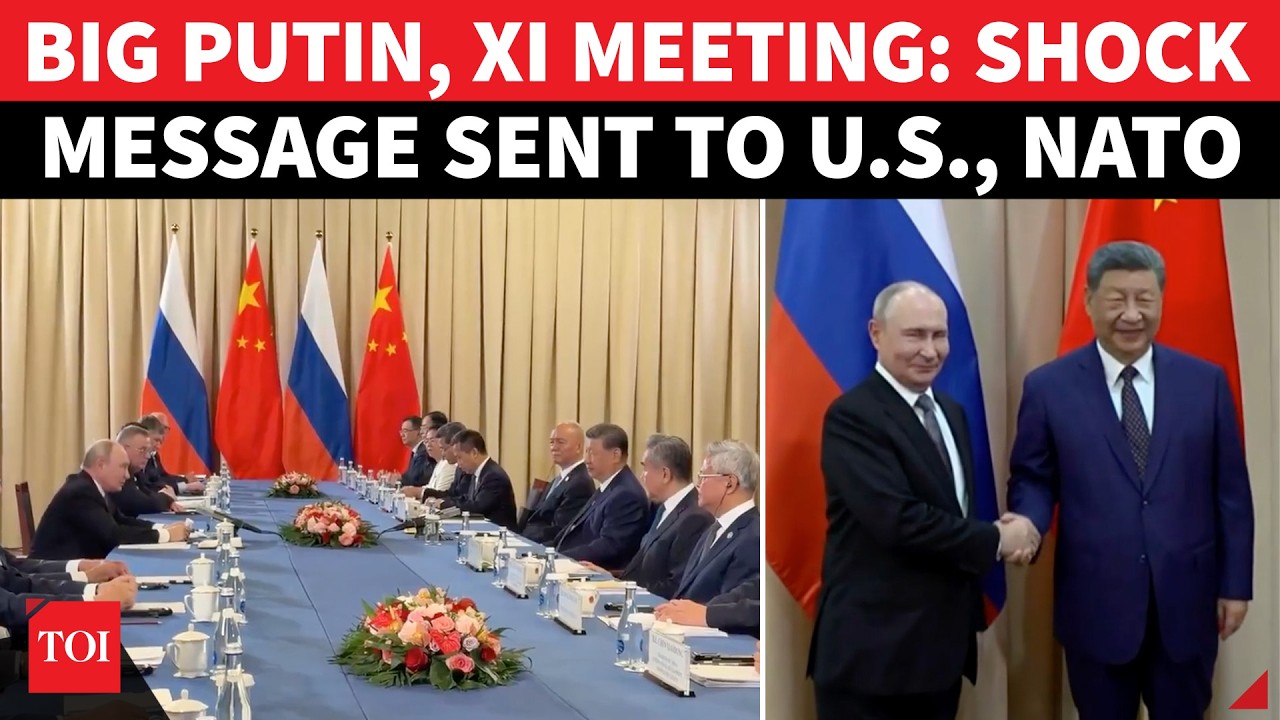 Putin Lands, Rushes To Meet Xi Jinping; First Meeting Details Out, Big Message For Trump | ON CAM