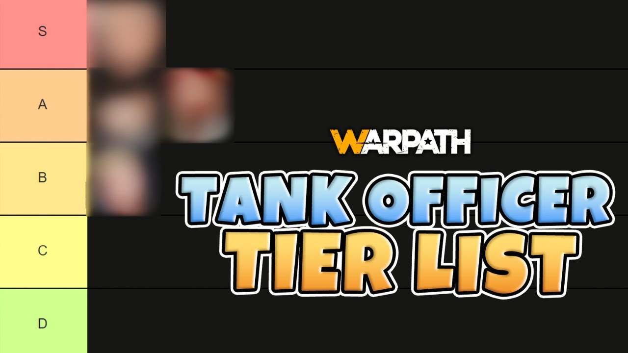 Warpath - Tank Officer Tier List! (March 2025)