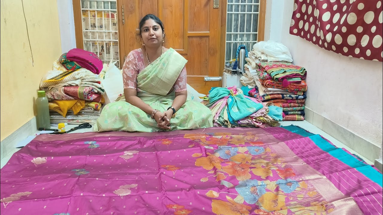ఈ వీడియోలో చాలా మంచి ఆఫర్ పెట్టాను mungha pattu sarees any 999/-#9652939111 