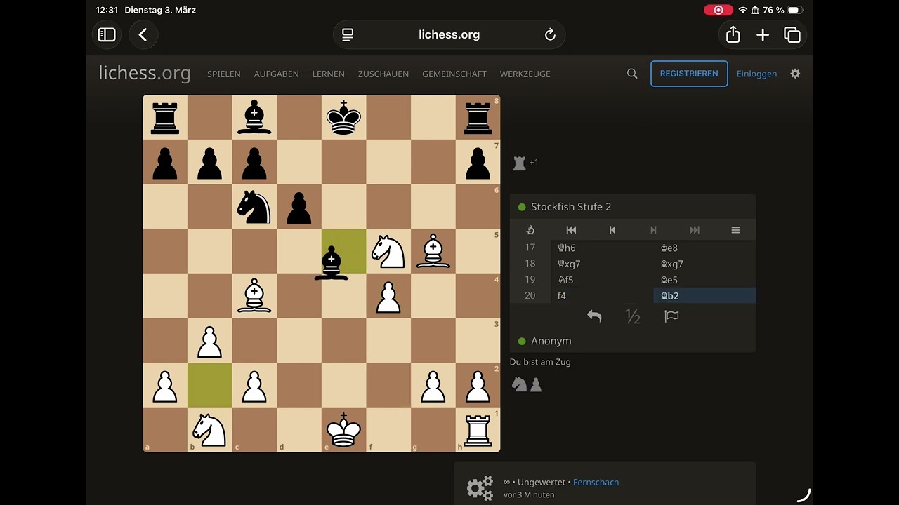 2 Noobs trying to beat Stockfish