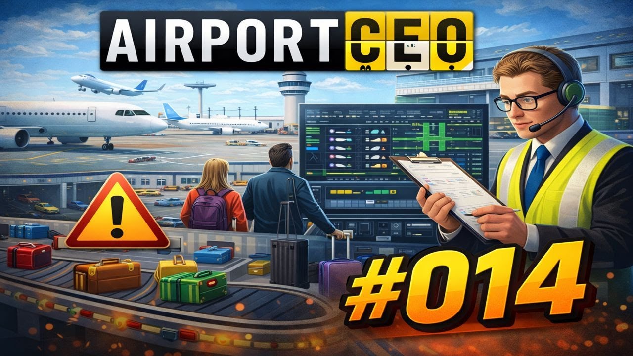 Airport CEO #014 Optimierung des Check-In ¦ [Let's Play][German]