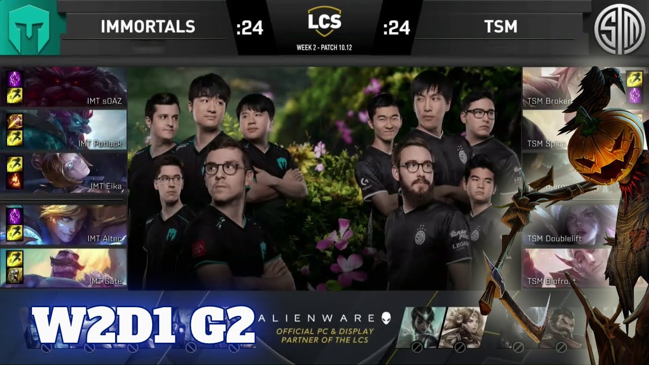 Immortals vs TSM | Week 2 Day 1 S10 LCS Summer 2020 | IMT vs TSM W2D1
