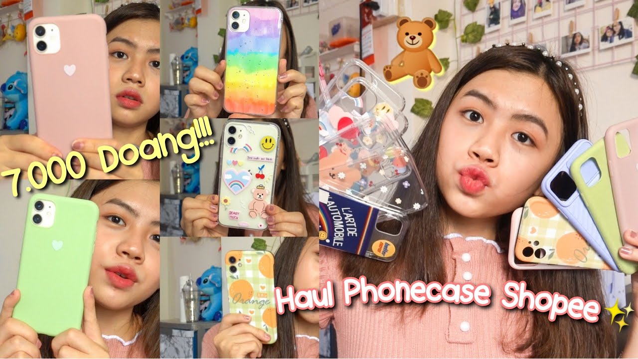 HAUL AND TRY ON CASE HP SHOPEE MURAH