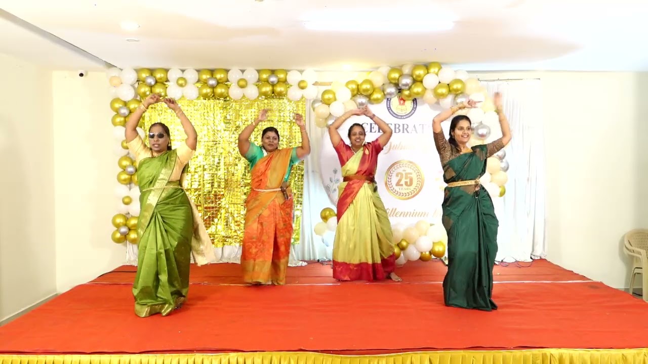 Energetic dance by Anusha, Lakshmi, Pratyusha and Vinodini