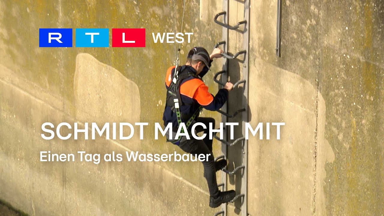 Schmidt macht mit: Einen Tag als Wasserbauer | RTL WEST