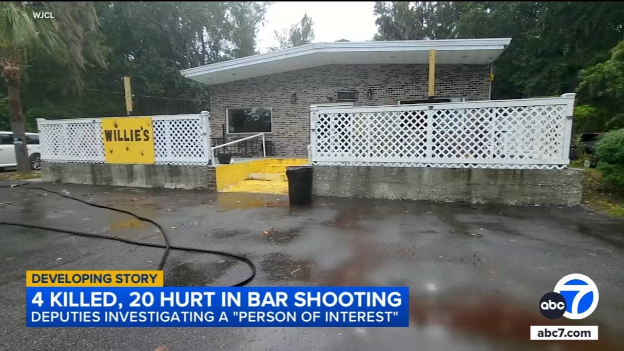 At least 4 killed, 20 hurt in South Carolina bar shooting