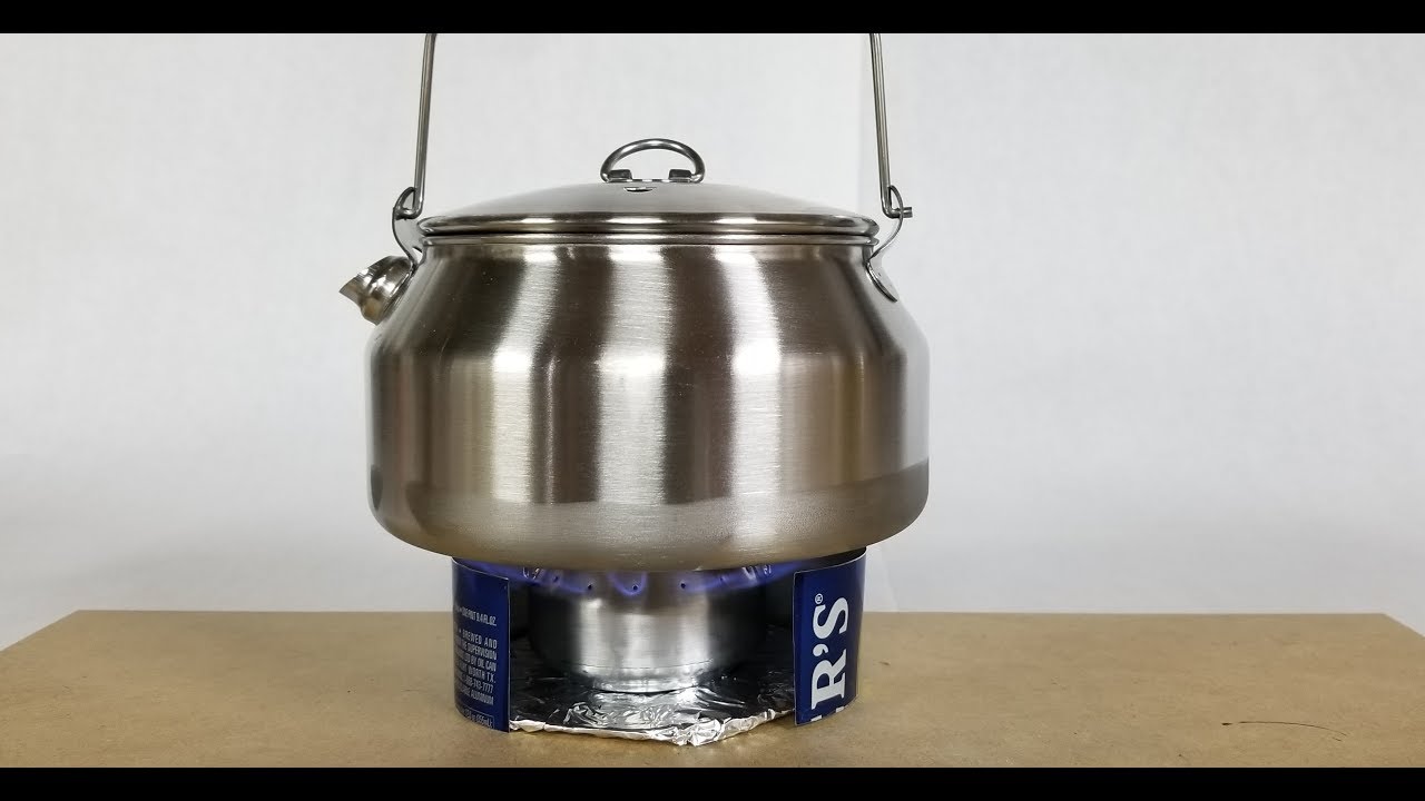 Alcohol stove in very cold temps
