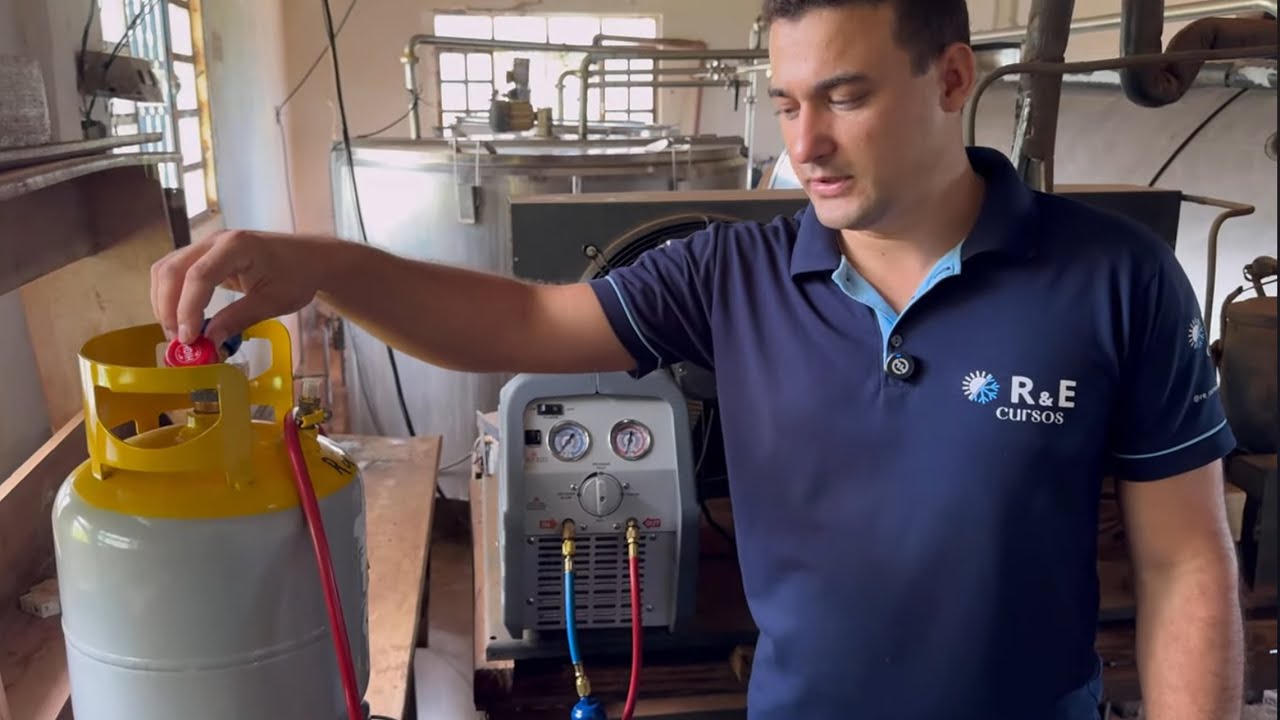 Como usar a recolhedora de fluido refrigerante