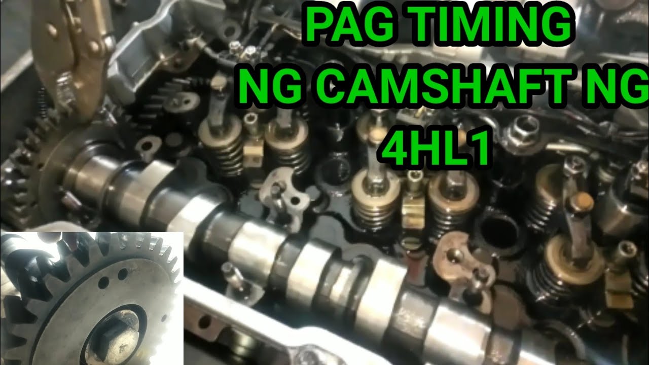 PAANO MAG TIMING NG CAMSHAFT NG 4HL1?