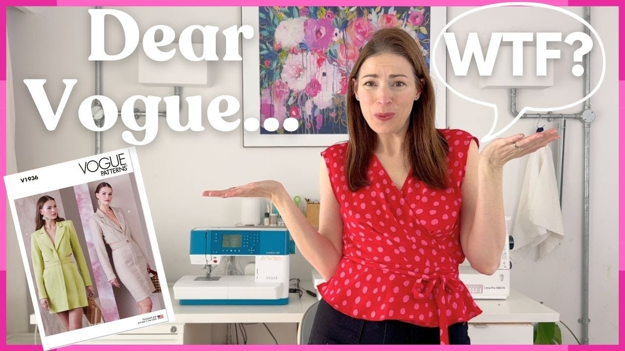Vogue Spring Summer 2025 collection - I am so confused by V1936 #sewingpatterns #voguepatterns