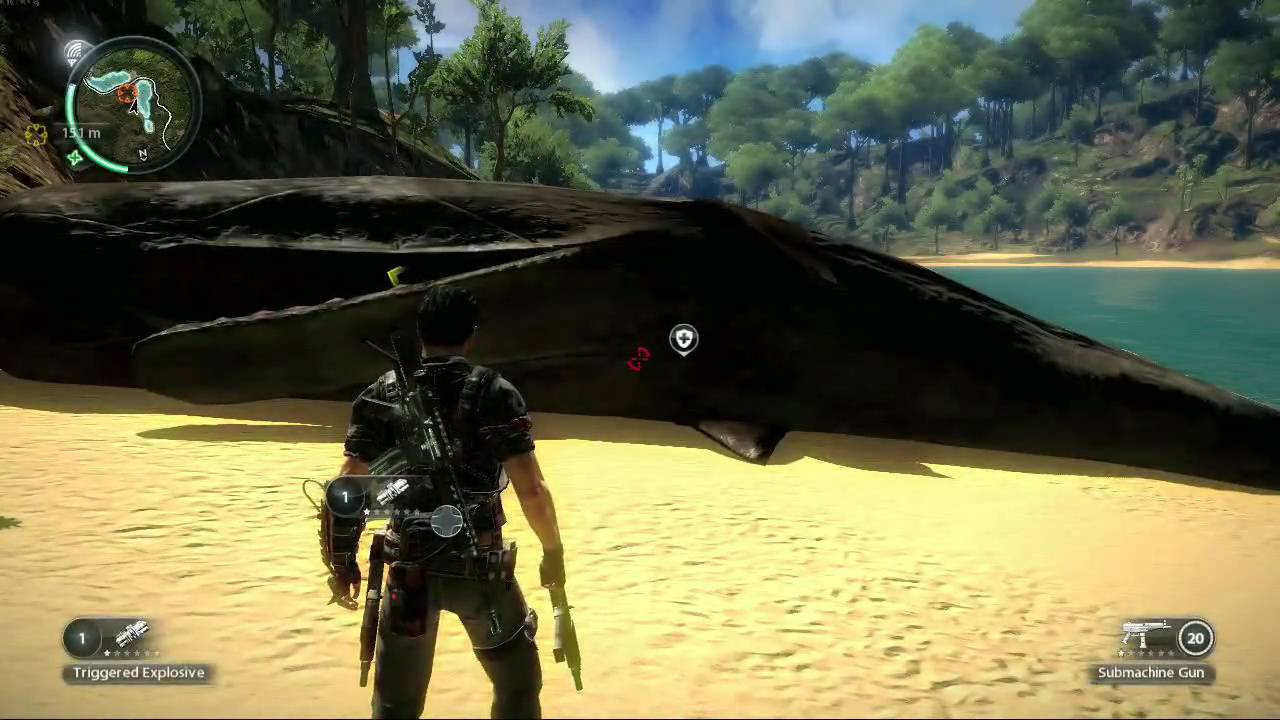 Just Cause 2 - Beached Whale Easter Egg | Rooster Teeth