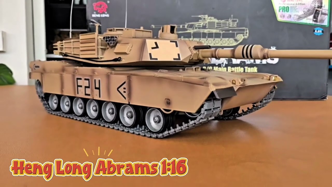 รถถังตัวท็อป Heng Long Abrams 1:16 มีฟังก์ชันมาให้เยอะมากๆ สนใจสินค้าติดต่อ 0991319898 คิงทอยส์