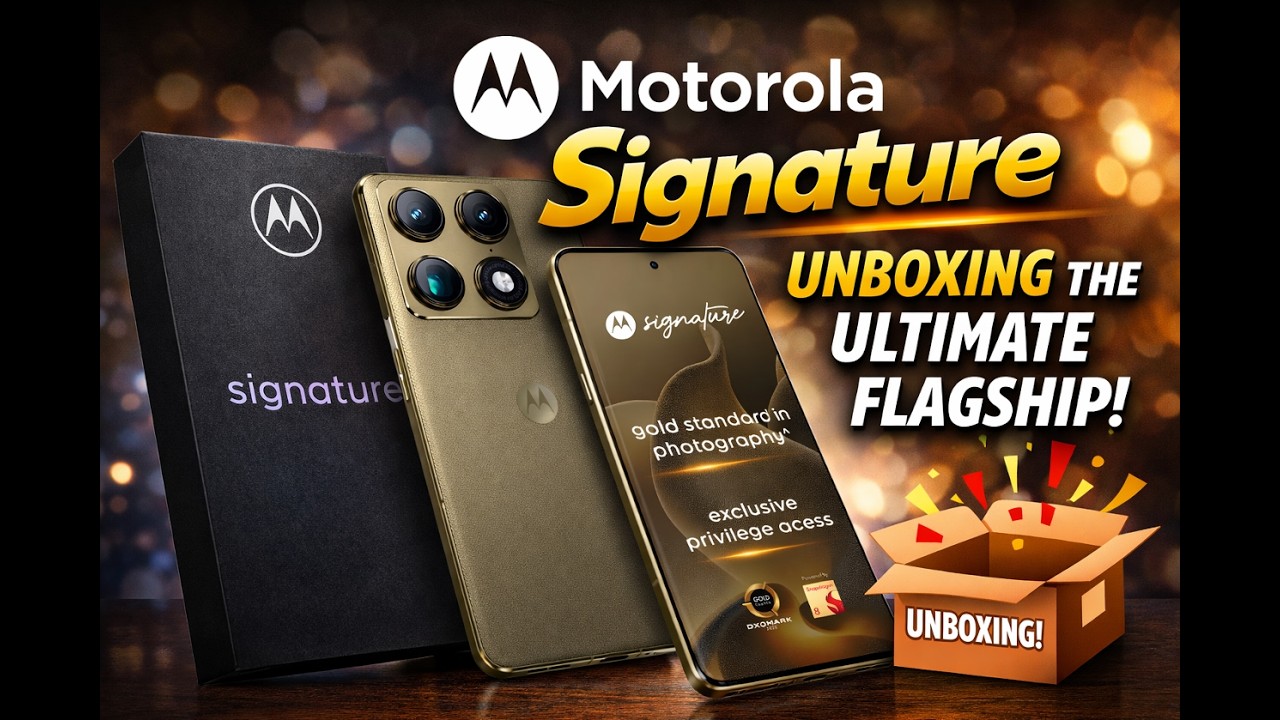 Motorola Signature- The Ultimate Premium Flagship