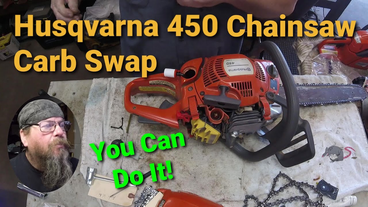 Замена карбюратора бензопилы Husqvarna 450