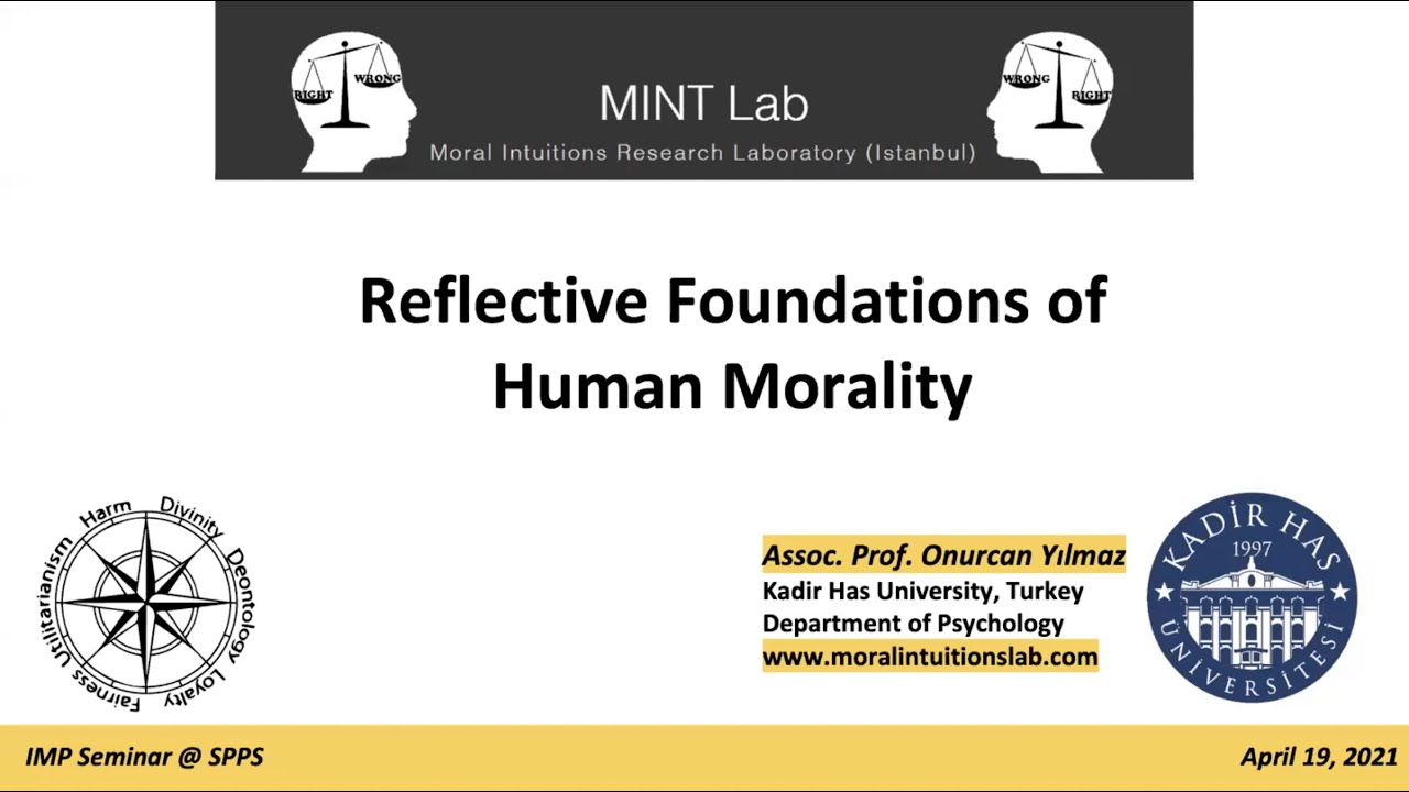International Moral Psychology (IMP): Onurcan Yilmaz
