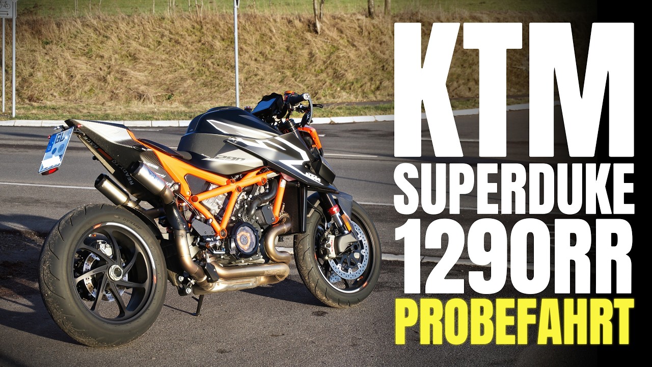 KTM SUPERDUKE 1290RR - 180PS auf 180KG = WAHNSINN!
