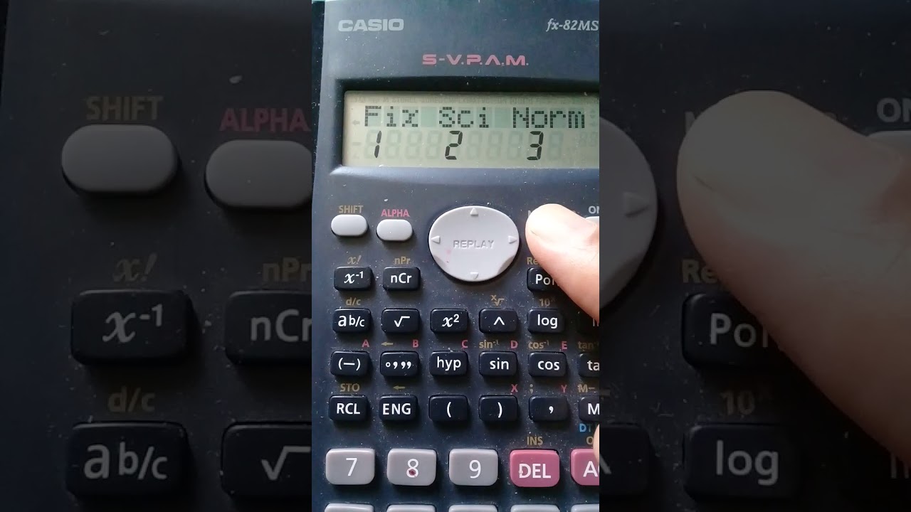 Configuración de Calculadora Científica para razones trigonométricas