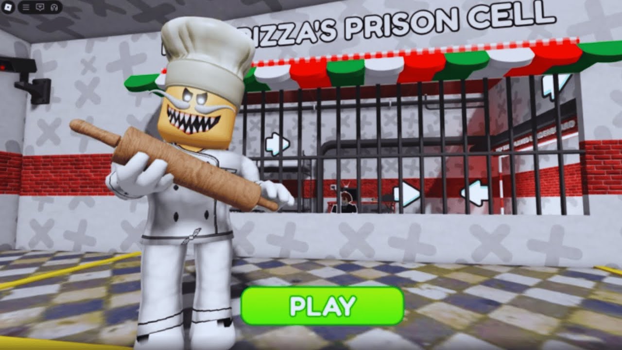 PAPA PIZZA'S PRISON RUN! (Obby) roblox! Gameplay Walkthrough No Death 4K
