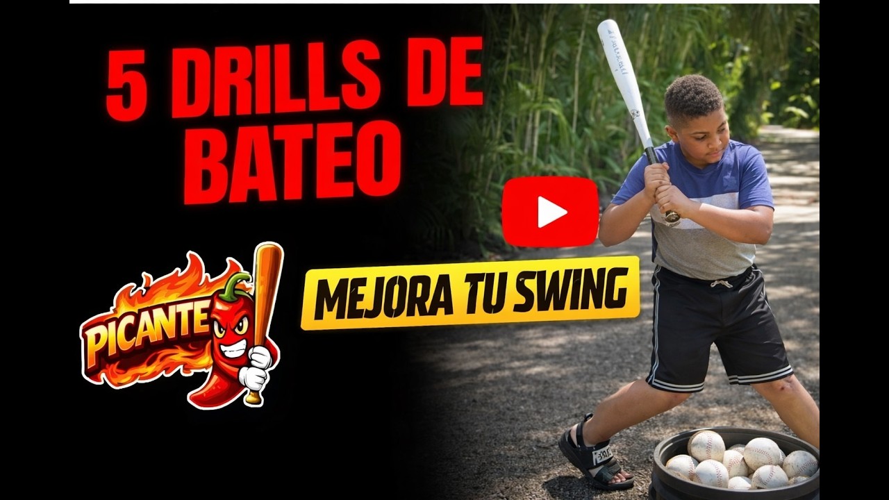 5 drills para bateo y agarrar el bate correctamente. 