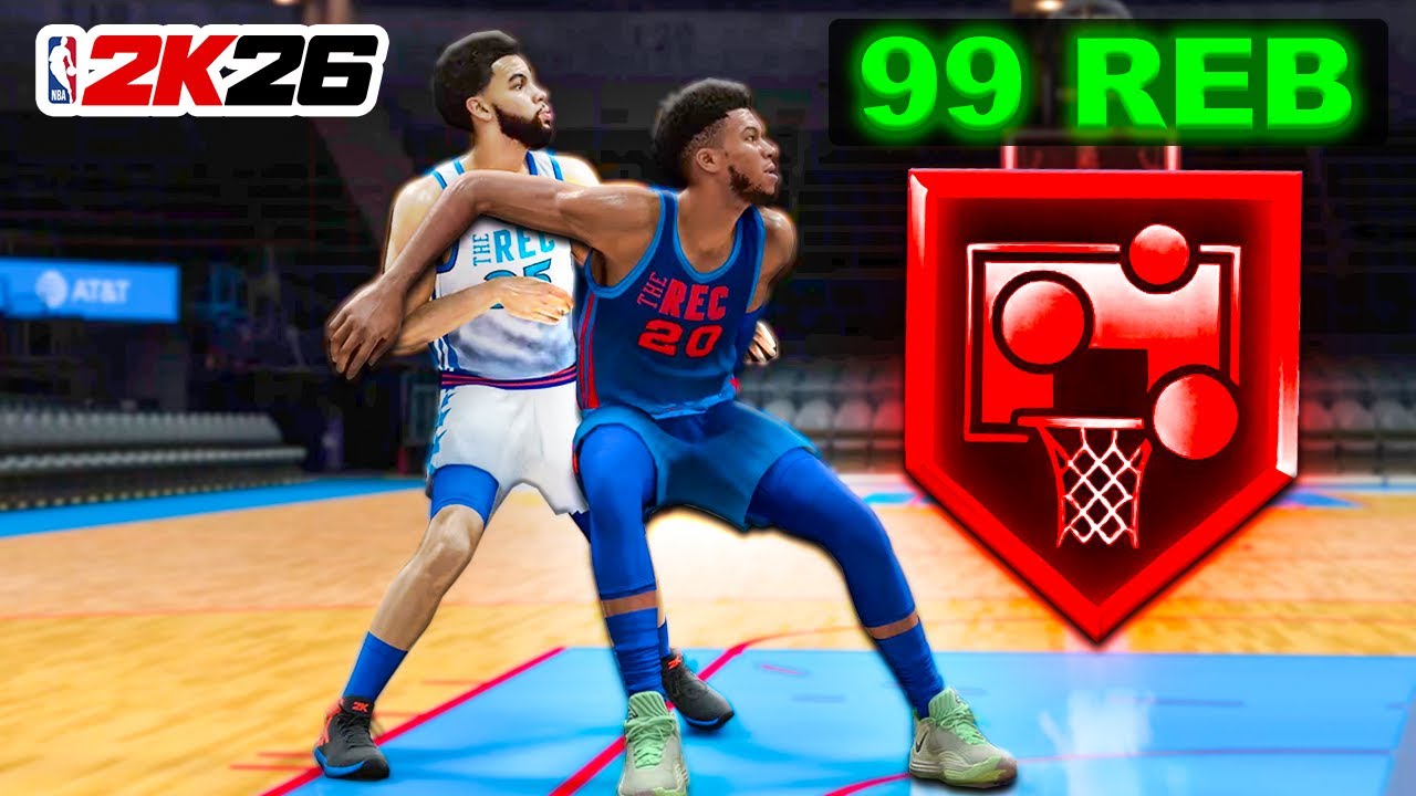 6'11 MAX REBOUNDING IS A NIGHTMARE FOR REC ON NBA 2K26!