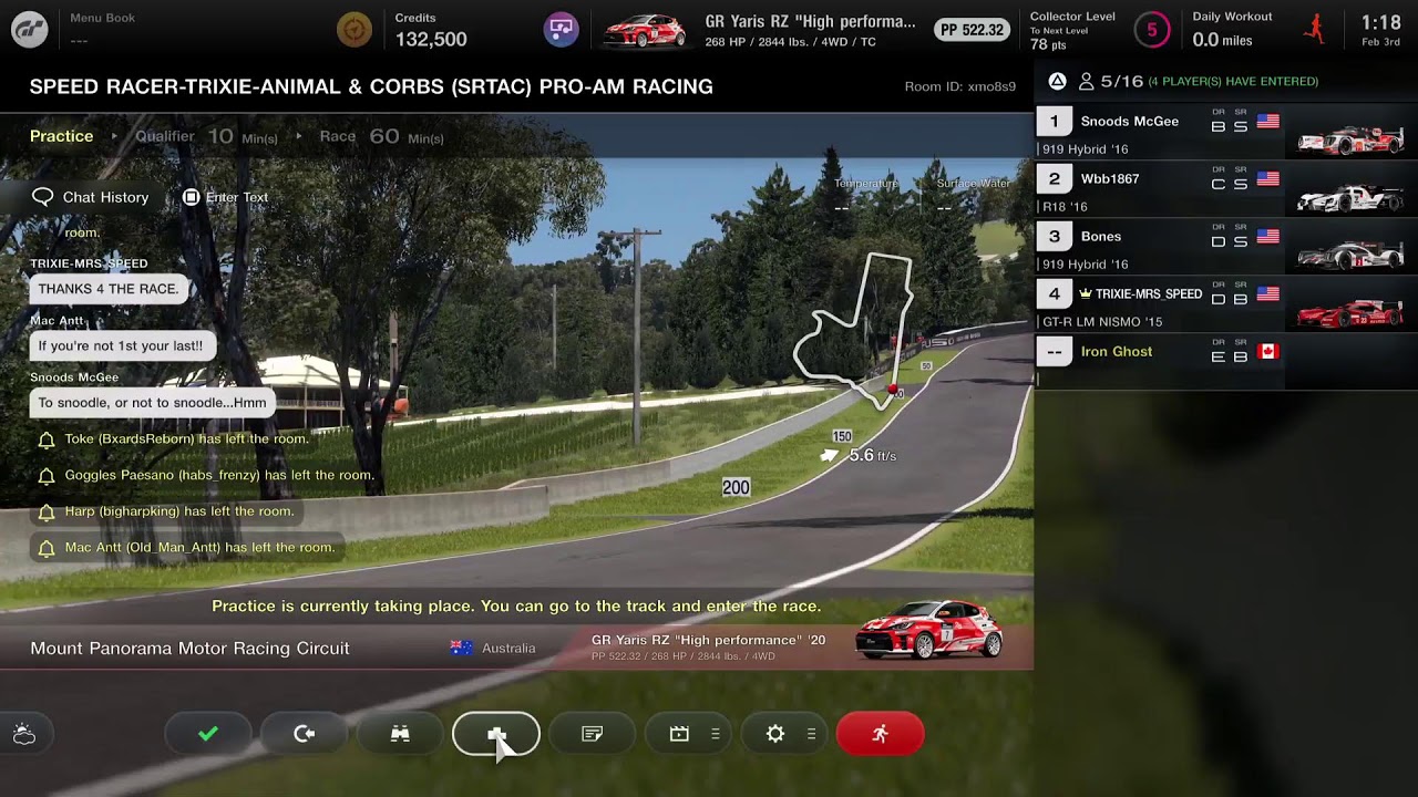 SRTAR GT7 GR1 commentary