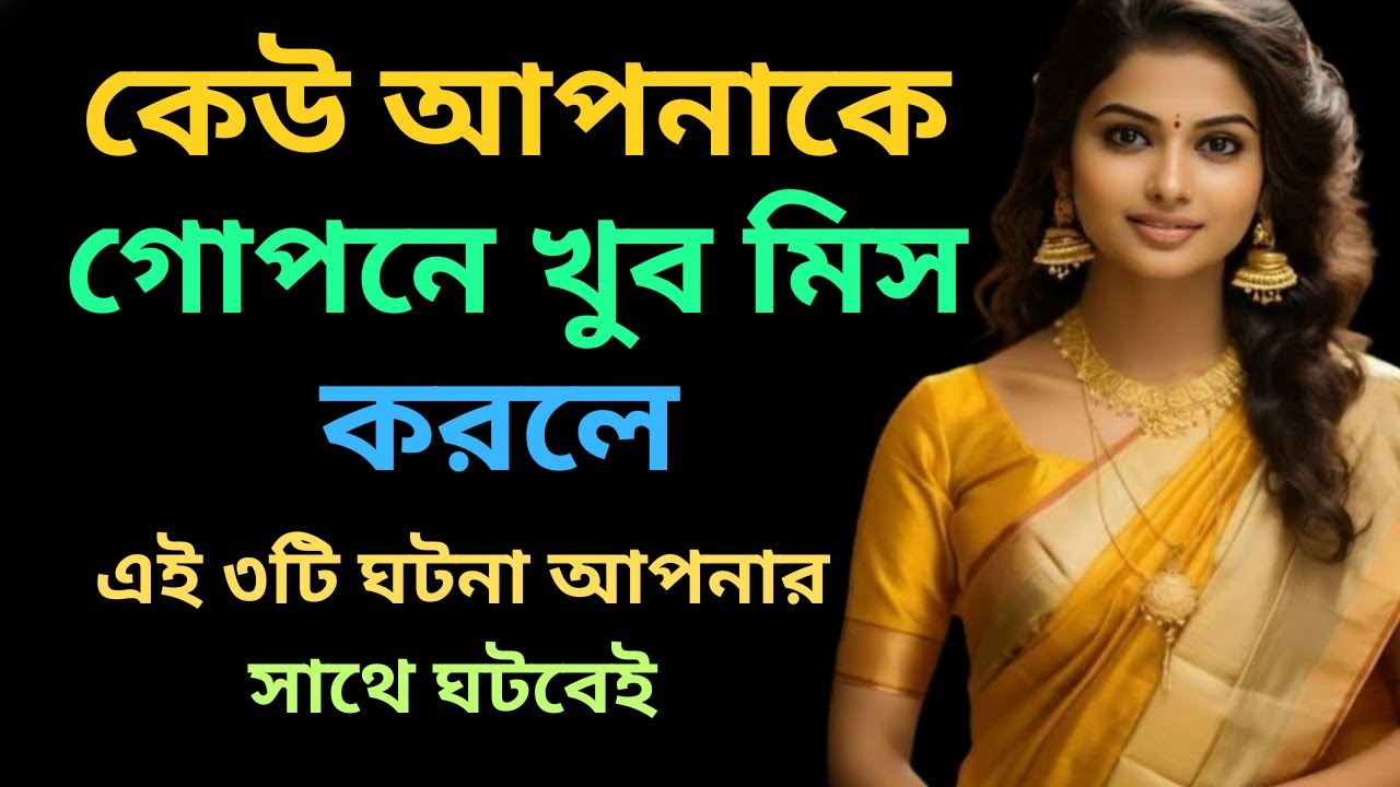 কেউ আপনাকে গোপনে খুব মিস করলে এই ৩টি ঘটনা আপনার সাথে ঘটবেই | Psychology of Love