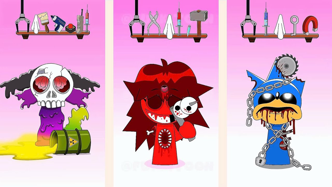 OH NO ! Help Sprunki Pyramixed Acid 🆚 GF 🆚 Sonic.exe | Sprunki Animation | Incredibox Sprunki