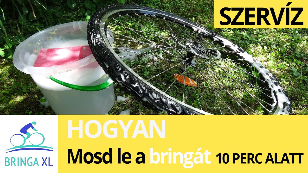 Bringa mosás 10 perc alatt | Kerékpár karbantartás #1