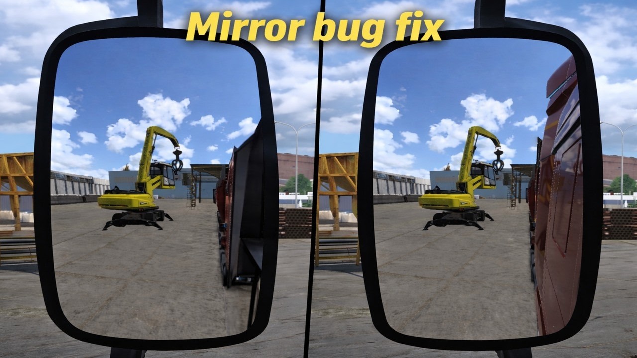 (ATS/ETS2) Mirror Bug Fix | Remove Steering Wheel & Disable Suspension Auto Reset