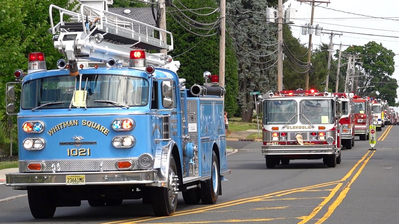 Antique Fire Apparatus Lights & Sirens Parade 2024 CLAFAA Tri Counties Fire Association's Muster