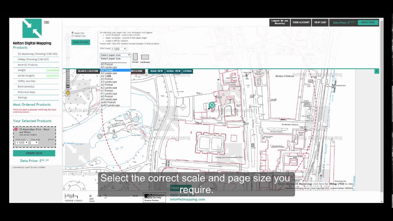 How to: Order PDF OS MasterMap