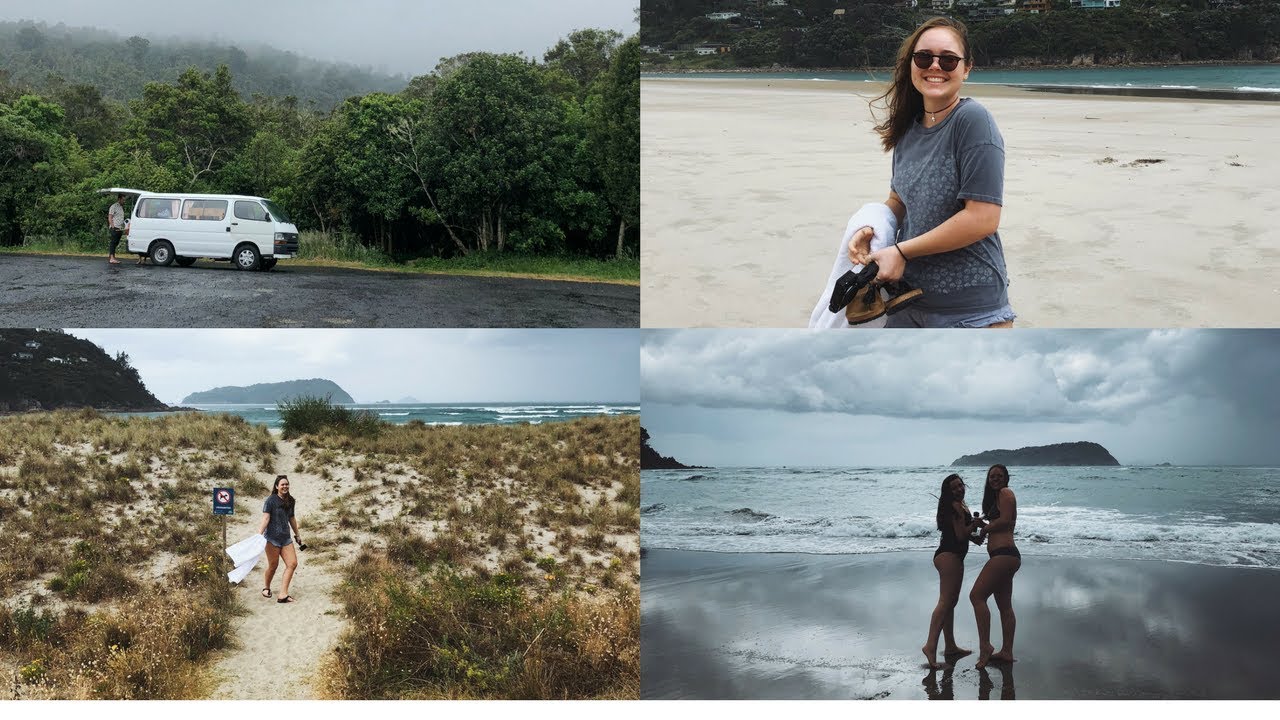 swimming in the rain in new zealand
