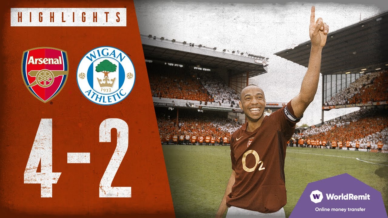 ❤️  THE LAST MATCH AT HIGHBURY | Arsenal 4-2 Wigan | Classics highlights | 2006