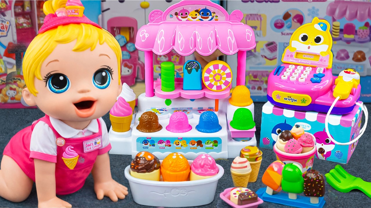 60 Minutes Satisfying with Unboxing Mini Toys Collection, Cute Ice Cream Play Set | Review Toys