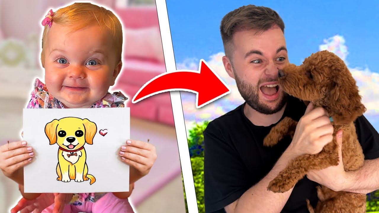 Whatever My Baby Draws, I'll BUY IT