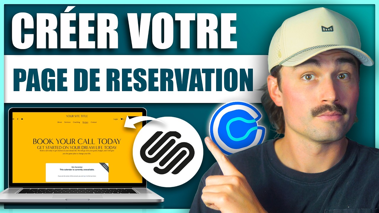Comment configurer une page de réservation dans Squarespace avec Calendly (Tutoriel étape par étape)