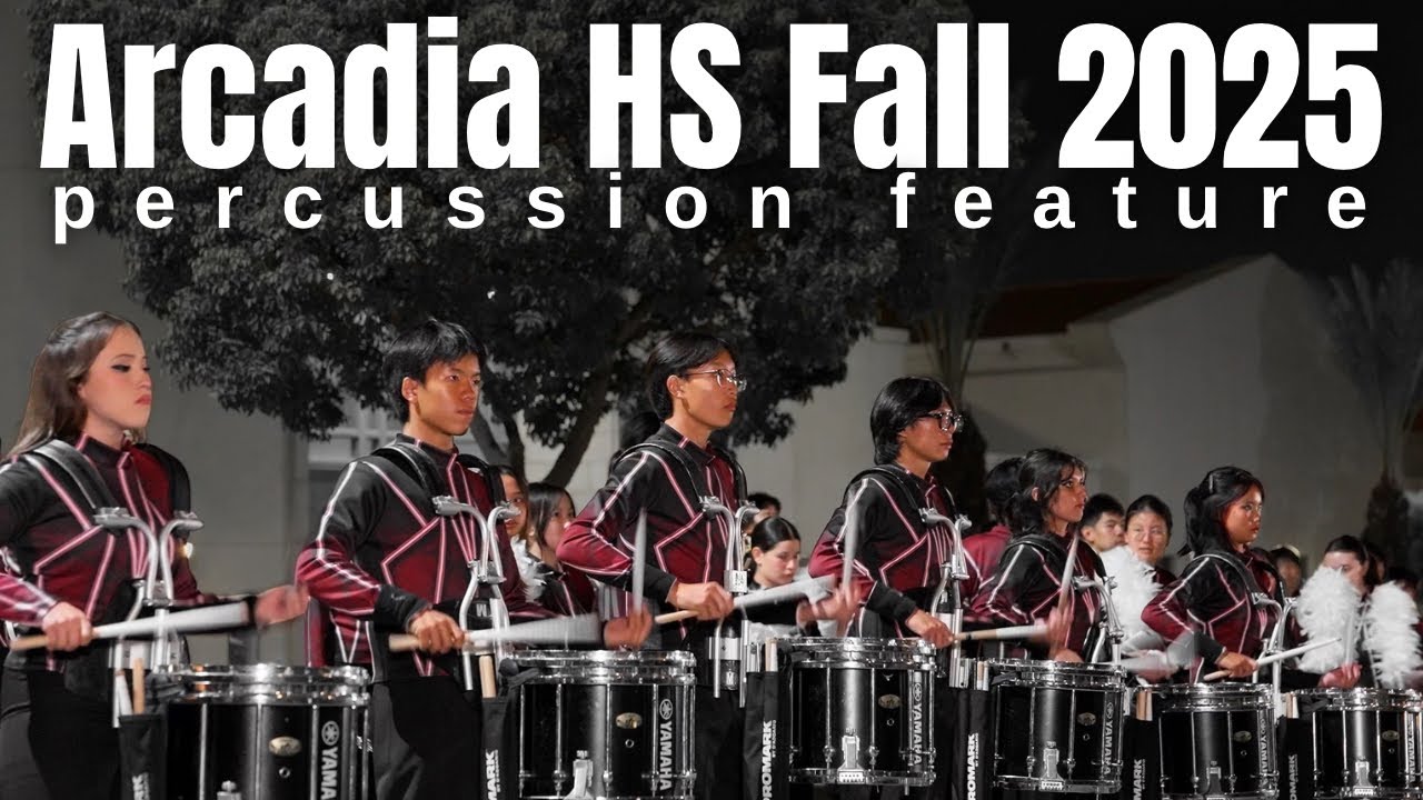 Arcadia HS Drumline Fall 2025 Percussion Feature