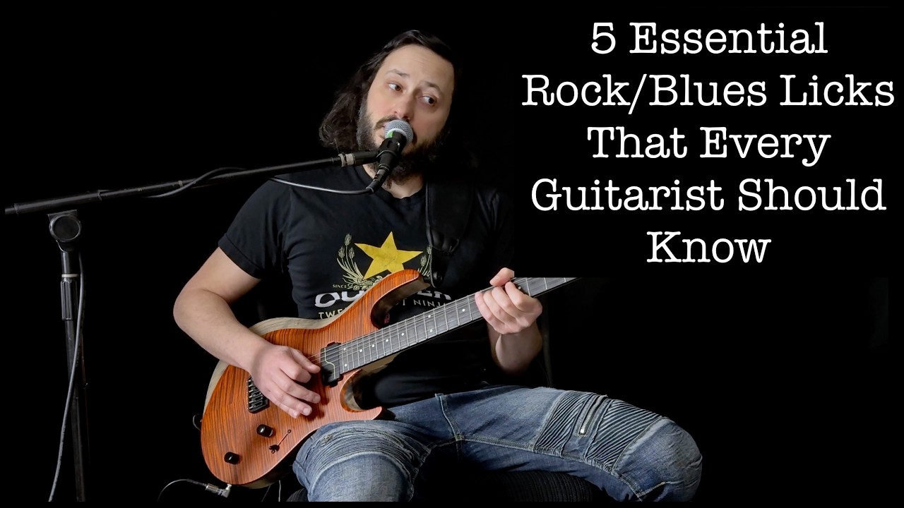 5 Essential Rock/Blues Guitar Licks That Every Guitarist Should Know 🎸