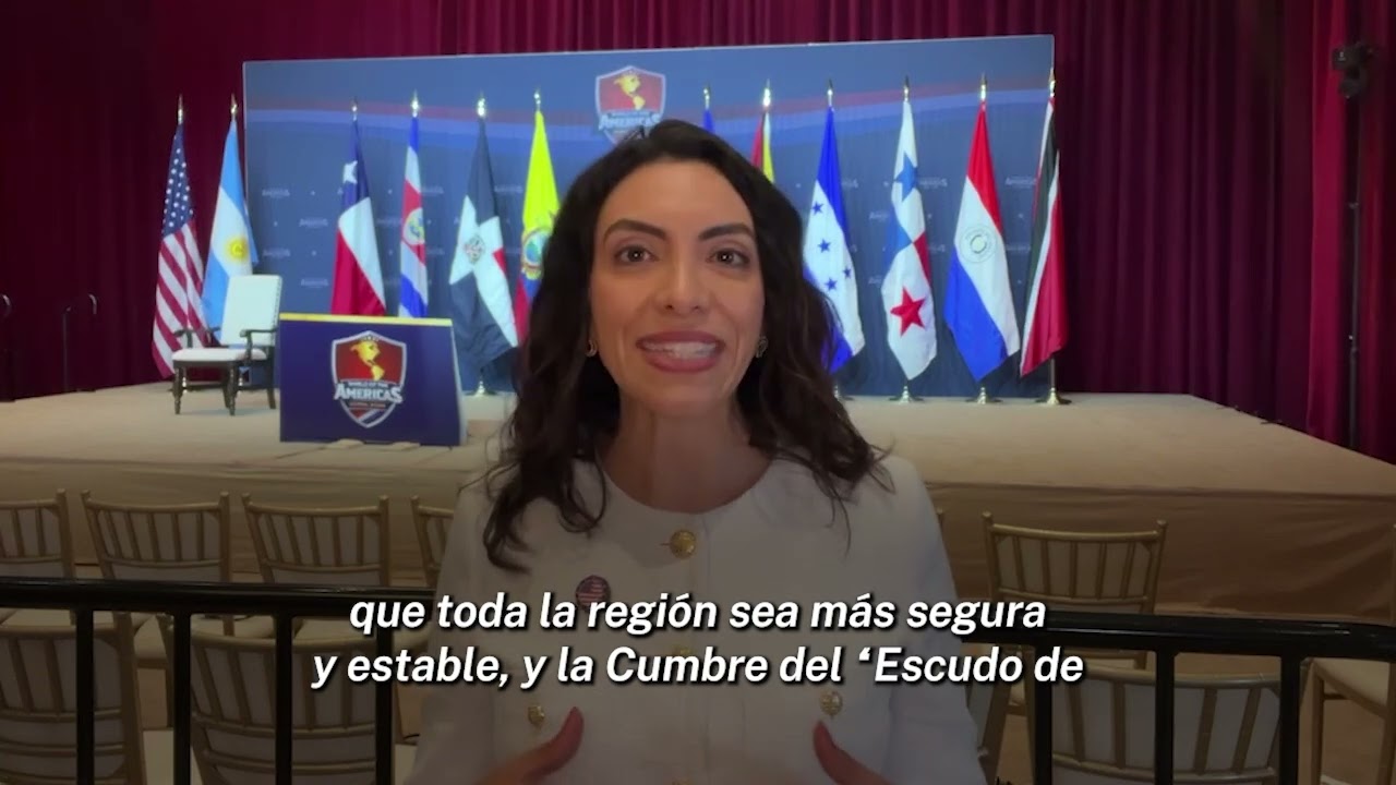 Presidente Trump y Secretario Rubio en la Cumbre Escudo de las Américas