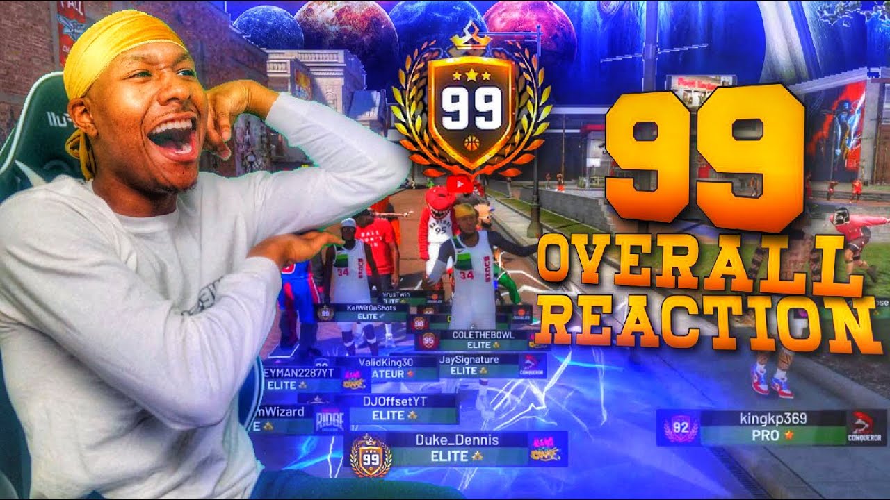 Duke Dennis hit 99 Overall on his Shot Creator Stretch Big on NBA 2K19! 99 OVERALL REACTION 2K19!