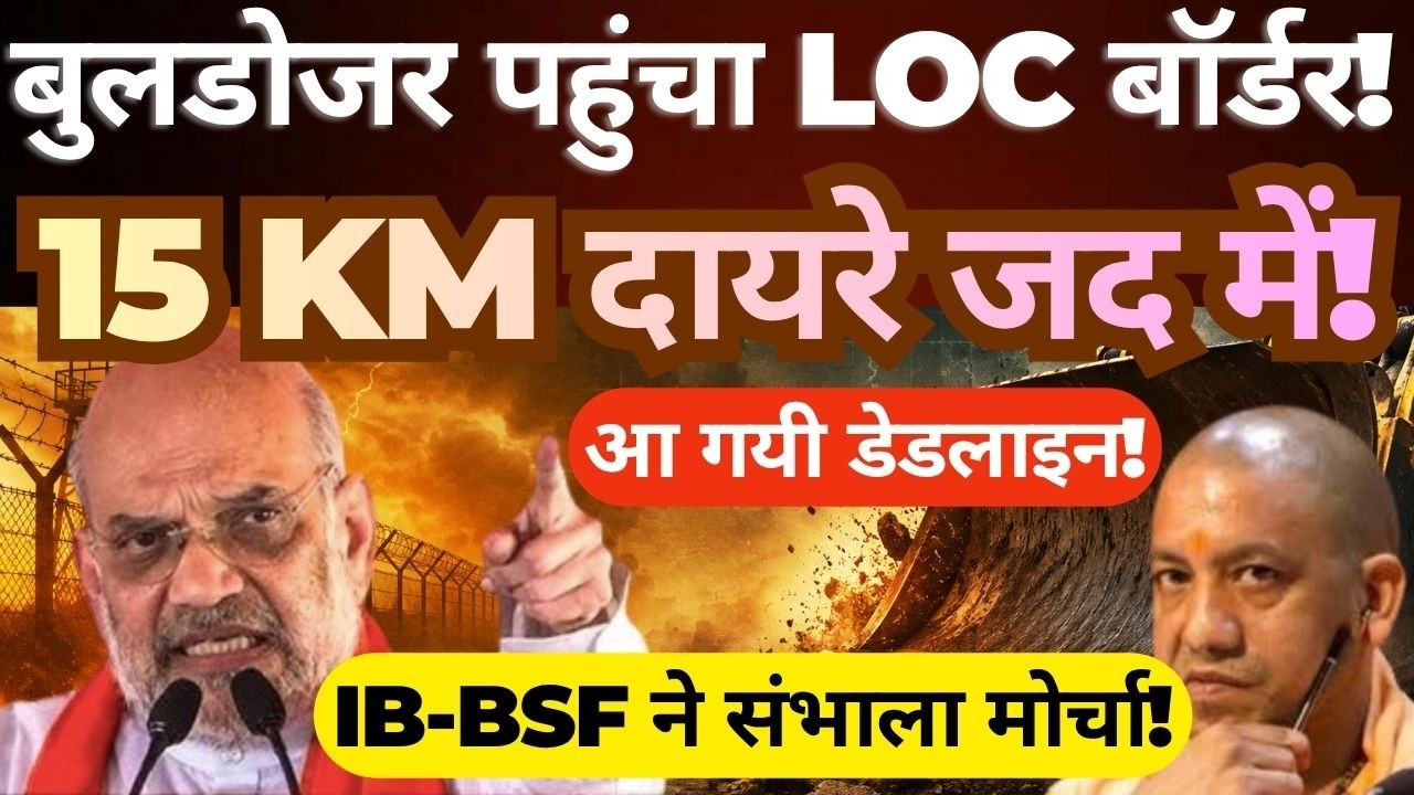 Bulldozers Reach the LoC as Security Forces Tighten Control | 15 km surveillance|  Border Update